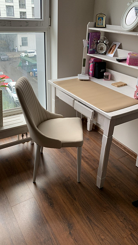 Стул на металлокаркасе Kora dark gray / black фото покупателя 38