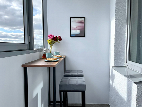 Барная стойка Дилан Лофт 120х60х110 бетон фото покупателя 45