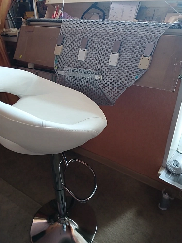 Барный стул Oazis gray fabric / chrome фото покупателя 9