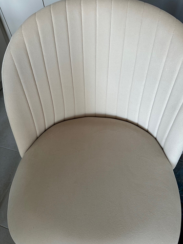 Стул на металлокаркасе Gabi latte / gold / black фото покупателя 213