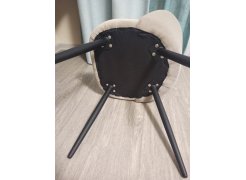 Стул на металлокаркасе Gabi 1 gray / black фото покупателя 314