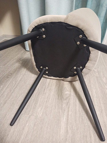 Стул на металлокаркасе Gabi 1 light purple / black фото покупателя 314