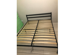 Односпальная кровать Фади 80х200 черная фото покупателя 672