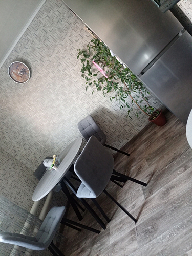 Стул на металлокаркасе Чилли К черный / зеленый фото покупателя 383