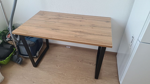 Стол Лота Лофт 120 25 мм сабия / белый матовый фото покупателя 119