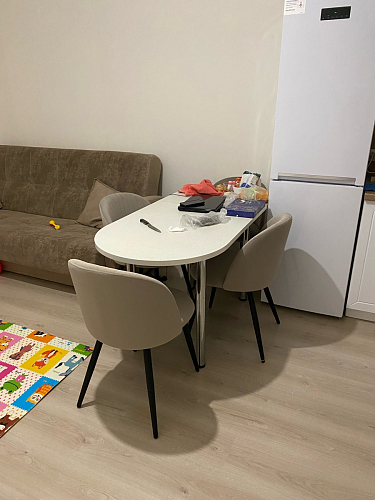 Стул на металлокаркасе Gabi latte / gold / black фото покупателя 660