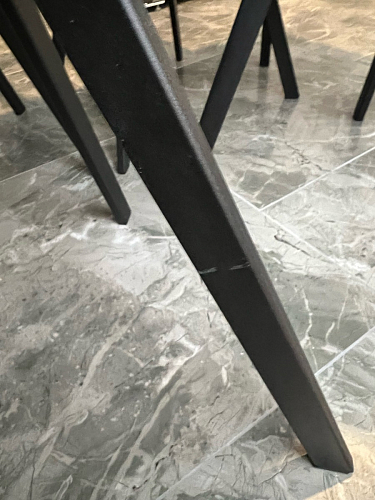 Стул на металлокаркасе Чилли черный / зеленый фото покупателя 992