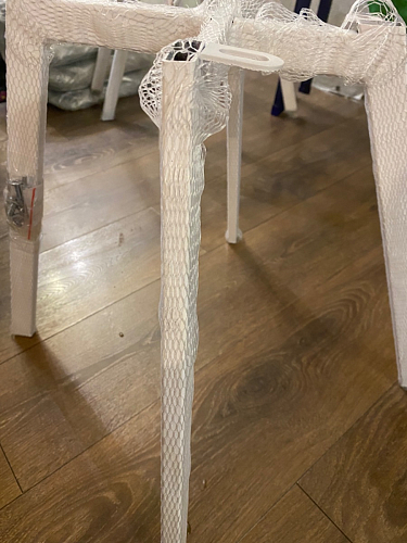 Стул на металлокаркасе Чилли темно-серый / черный каркас фото покупателя 656