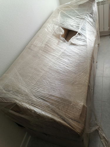 Кухонный диван Гарнет правый коричневый велюр фото покупателя 9