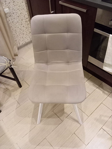 Стул на металлокаркасе Чилли К кирпичный / черный фото покупателя 295