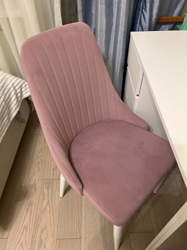 Стул на металлокаркасе Kora light blue / white фото покупателя 201