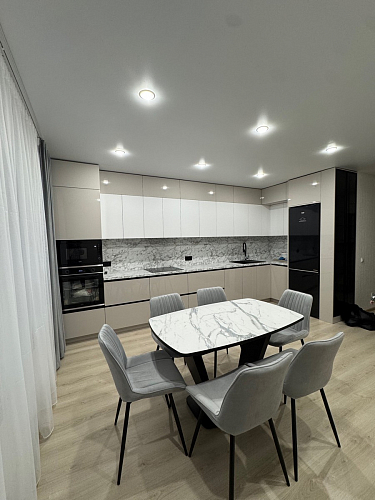 Стул на металлокаркасе Седа К латте / черный фото покупателя 348