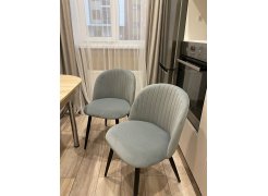 Стул на металлокаркасе Gabi blue / black фото покупателя 808