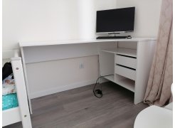 Письменный стол СПм-25 левый белый  - Уцененный экземпляр фото покупателя 18