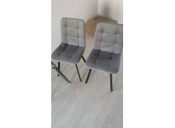 Стул на металлокаркасе Чилли светло-серый / черный фото покупателя 527