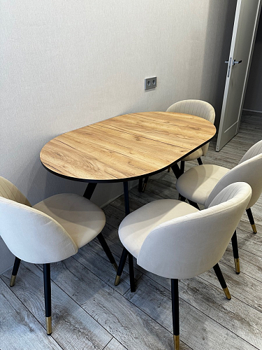 Стул на металлокаркасе Gabi gray / black фото покупателя 554