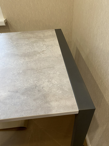 Стол Центавр бетон / графит фото покупателя 84