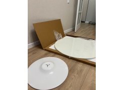 Стеклянный стол Tulip 90 black фото покупателя 37