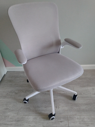 Компьютерное кресло Konfi dark gray / pink / white фото покупателя 285