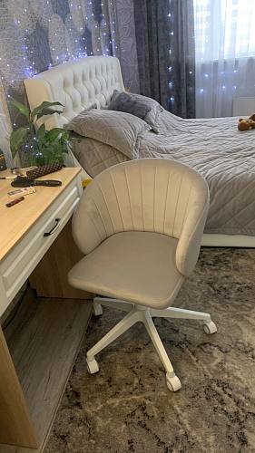 Компьютерное кресло Пард confetti silver серый / черный фото покупателя 182