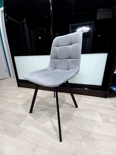 Стул на металлокаркасе Чилли черный / зеленый фото покупателя 803