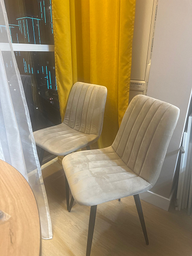 Стул на металлокаркасе Дани темно-серый (zd 995) / черный фото покупателя 39