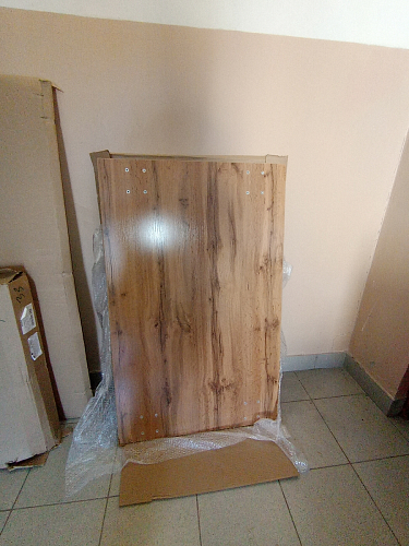 Деревянный стол Лота Лофт 120х75 белый матовый / дуб крафт золотой фото покупателя 276