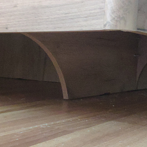 Двуспальная кровать Клауд 160х200 парящая дуб крафт золотой / антрацит фото покупателя 245