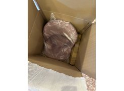 Стул на металлокаркасе Gabi 1 бежевый / черный с серебряными наконечниками фото покупателя 464