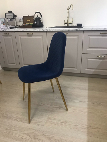 Стул на металлокаркасе Dabl 01 champagne / gold фото покупателя 189