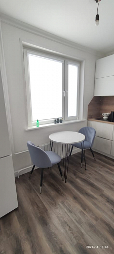 Стул на металлокаркасе Gabi 1 темно-серый / черный фото покупателя 217