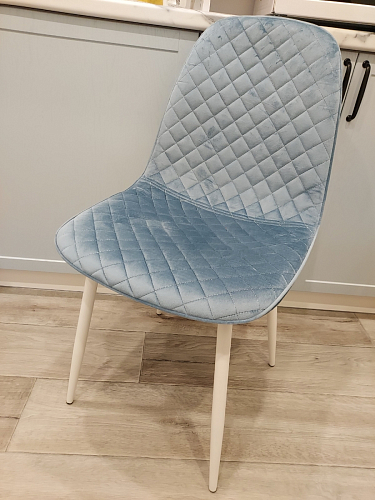 Стул на металлокаркасе Capri dark beige / white фото покупателя 34