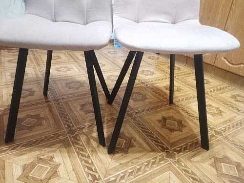 Стул на металлокаркасе Чилли К кирпичный / черный фото покупателя 637