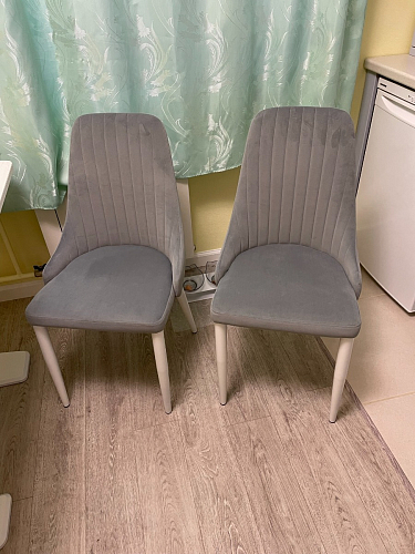 Стул на металлокаркасе Kora gray / black фото покупателя 265