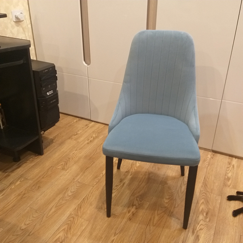 Стул на металлокаркасе Kora green / black фото покупателя 162