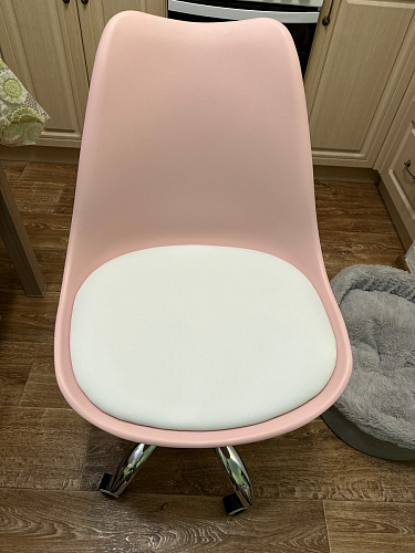 Компьютерное кресло Kolin с подушкой clear / white фото покупателя 16