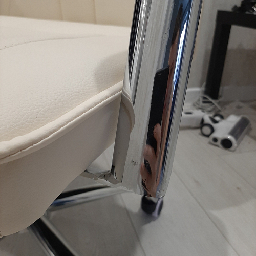 Компьютерное кресло Nadir белое фото покупателя 3