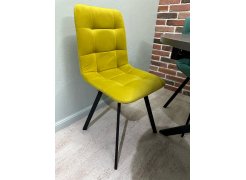 Стул на металлокаркасе Чилли синяя ткань / белый фото покупателя 438