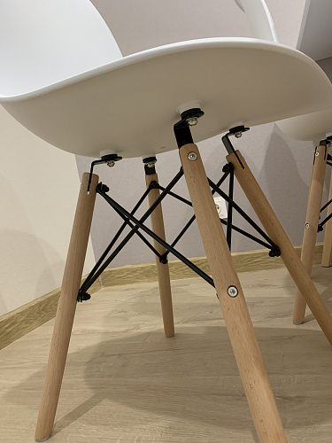 Пластиковый стул Eames PC-015 серый фото покупателя 489