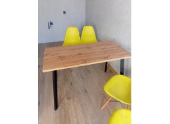 Стол Тринити Лофт 120 32 мм бетон / черный матовый фото покупателя 671