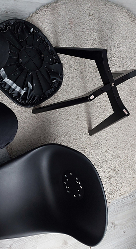 Деревянный стул Bonuss black / black фото покупателя 35