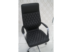 Компьютерное кресло Isida black / satin chrome из шоурума 2