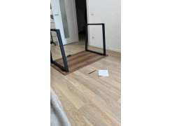 Стол Лота Лофт 140 25 мм черный матовый / бетон фото покупателя 783