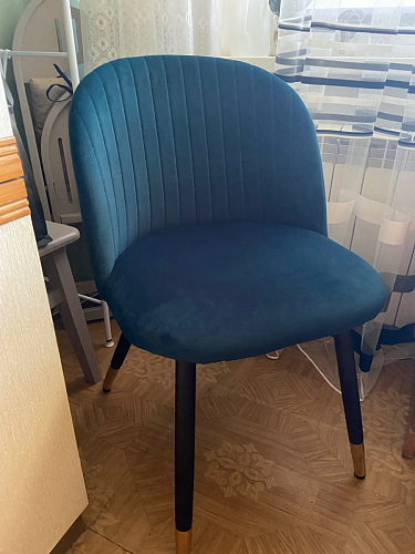 Стул на металлокаркасе Gabi 1 light purple / black фото покупателя 206