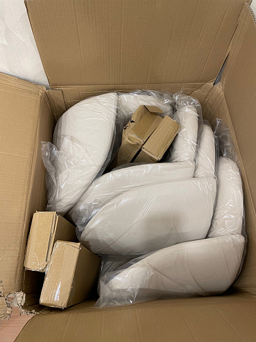 Стул на металлокаркасе Gabi dark beige / black / silver фото покупателя 477