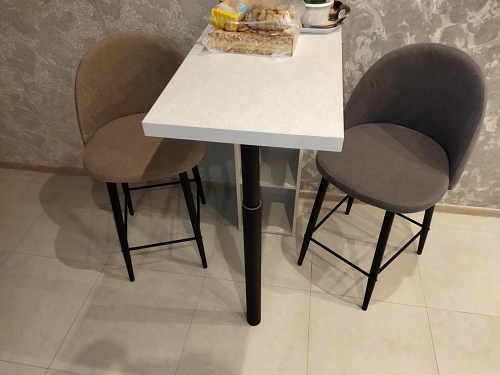 Барный стул Амизуре катания изумруд / черный матовый фото покупателя 7