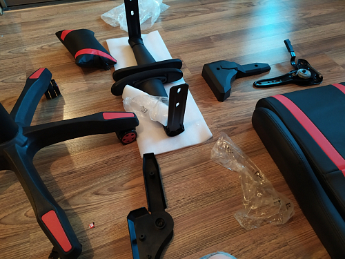 Компьютерное кресло Blok red / black фото покупателя 29