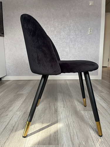 Стул на металлокаркасе Gabi gray / black фото покупателя 560