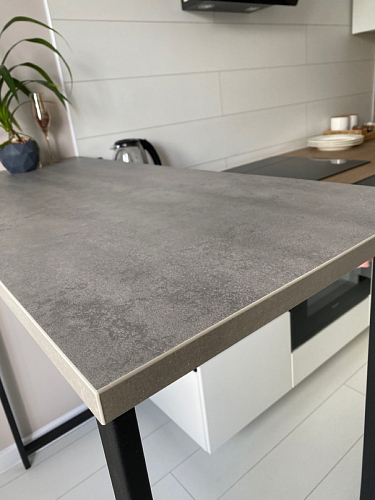 Барная стойка Дилан Лофт 120х60х90 бетон фото покупателя 120