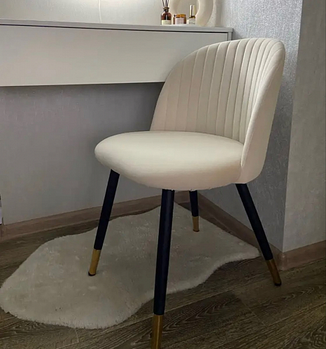 Стул на металлокаркасе Gabi gray / black фото покупателя 779